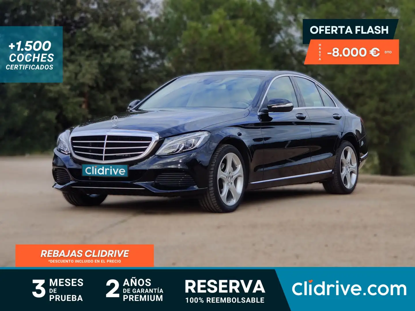 Mercedes-Benz C 220 220BlueTec 7G Plus Negro - 1