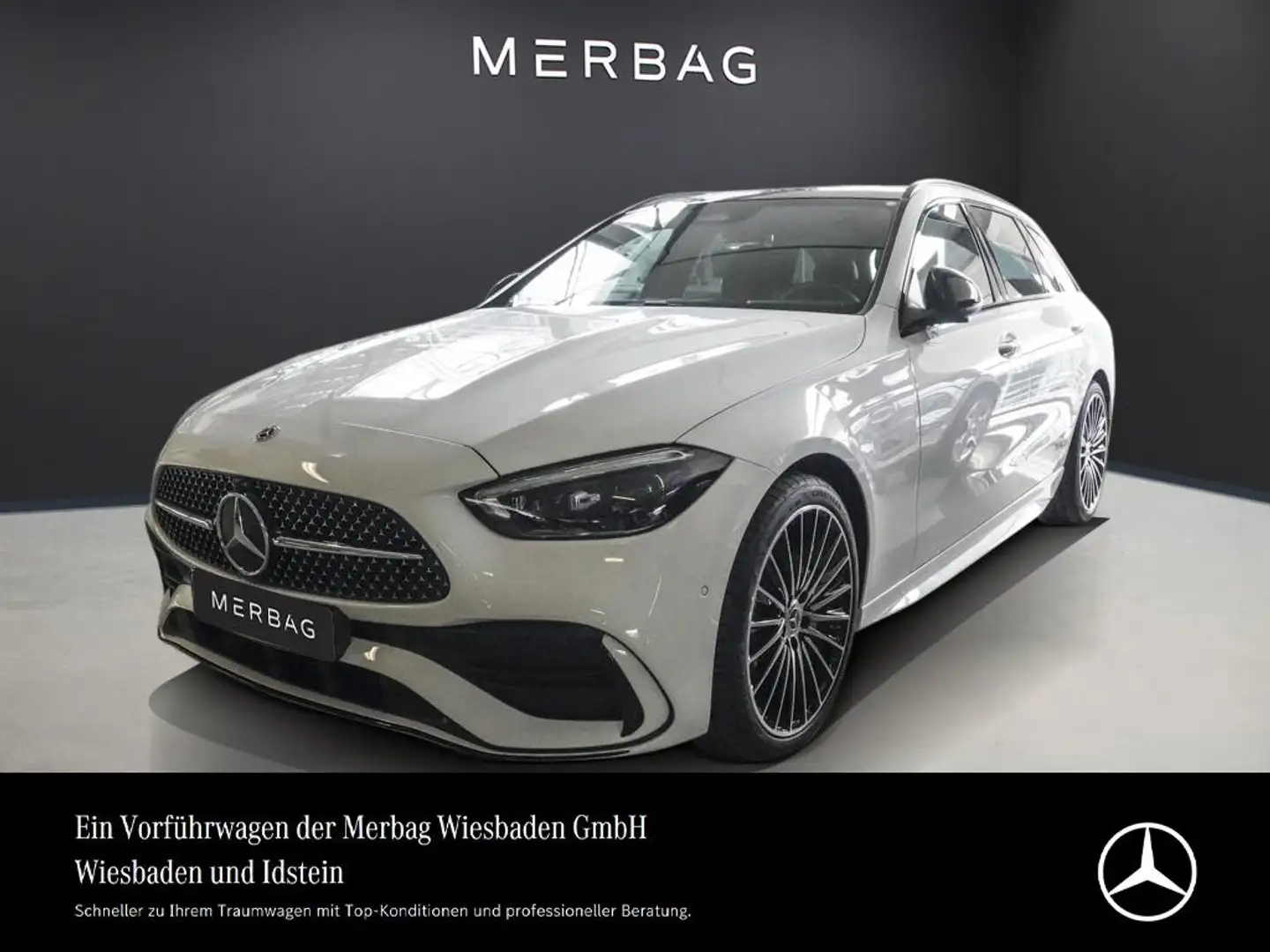 Mercedes-Benz C 220 d T-AMG-NIGHT-MEMORY-PANO-AHK-UVP 69.200,- Blanc - 1