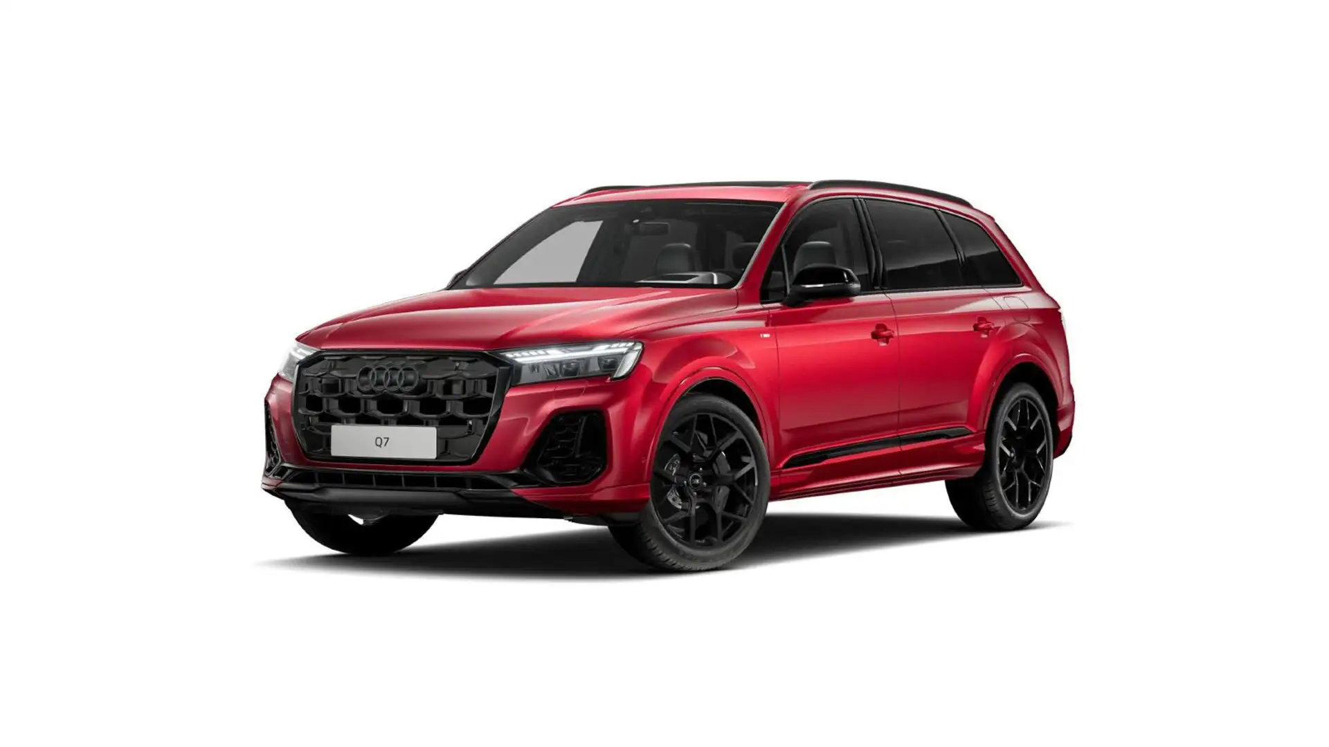 Audi Q7 55 TFSIe S LINE QUATTRO+WINTERRÄDER+HD MATRIX Rojo - 2
