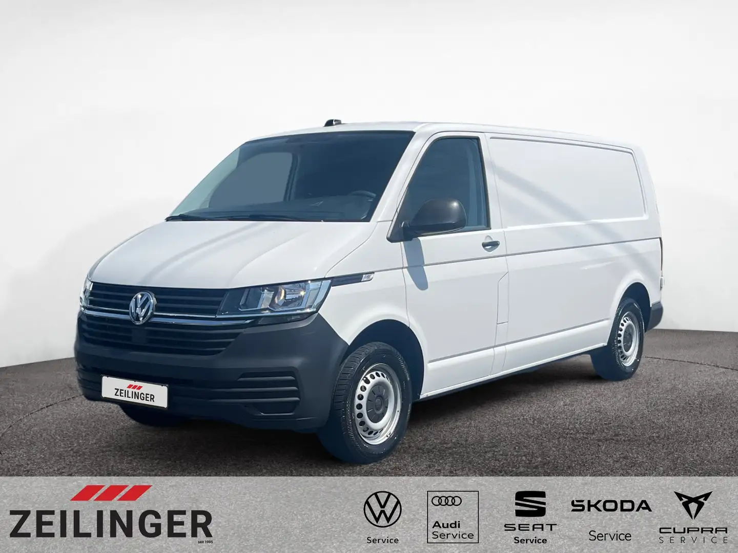 Volkswagen T6 Transporter T6.1 Transporter Kasten LR TDI|LANG|3SITZ|KAMERA Weiß - 1