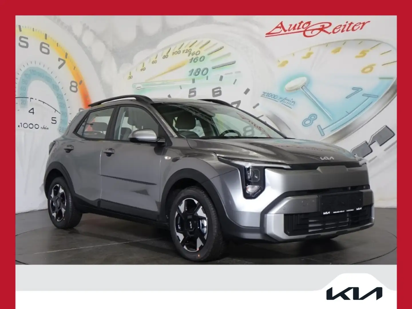 Kia Stonic 1,0 TGDI GPF ISG Titan *VIRTUAL COCKPIT, NAVI, ... Grau - 1