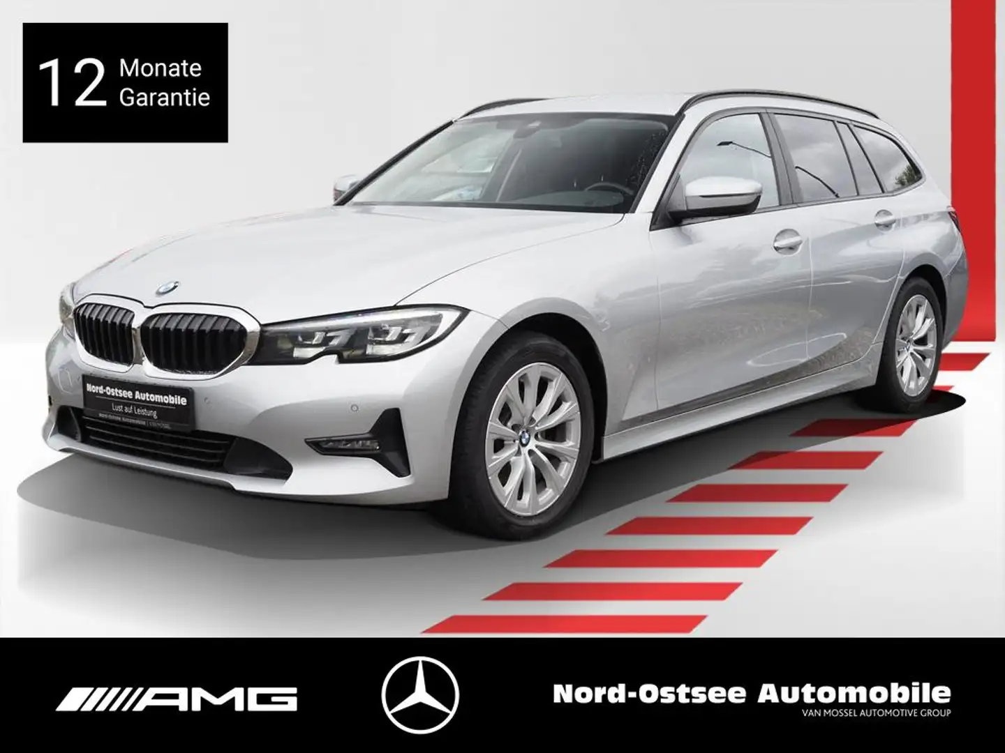BMW 320 d XDRIVE ADVANTAGE PDC LED SITZHEIZUNG SPUR Argent - 1