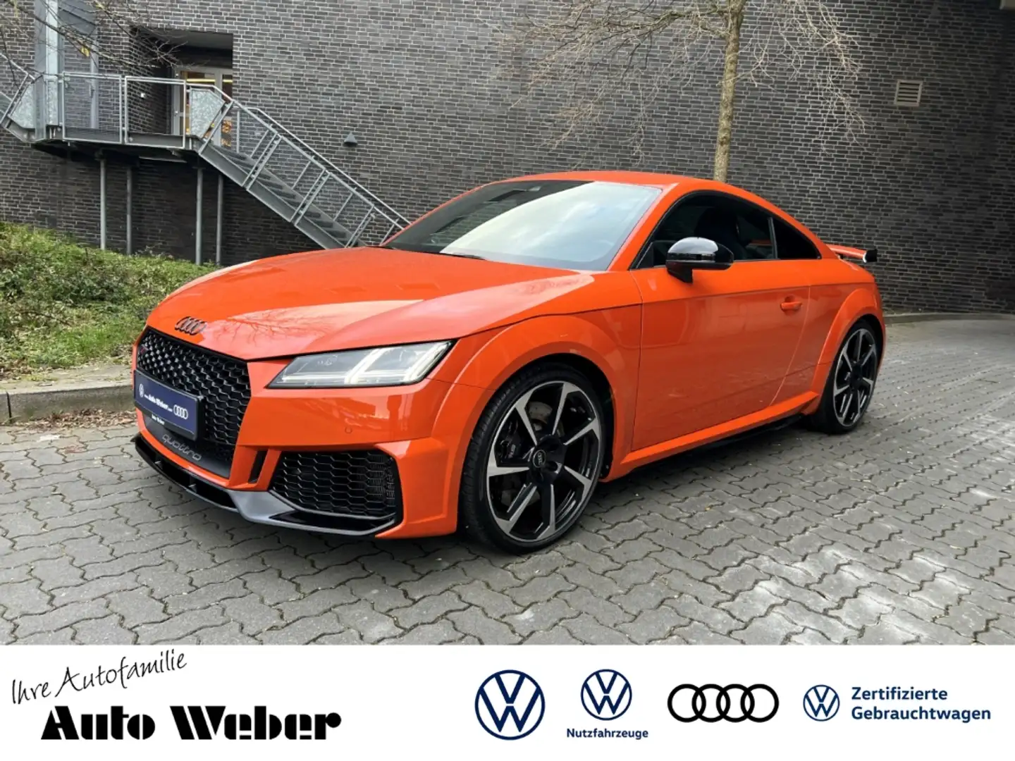 Audi TT RS Coupe Navi Leder Carbon Matrix OLED 280km/h Pomarańczowy - 1