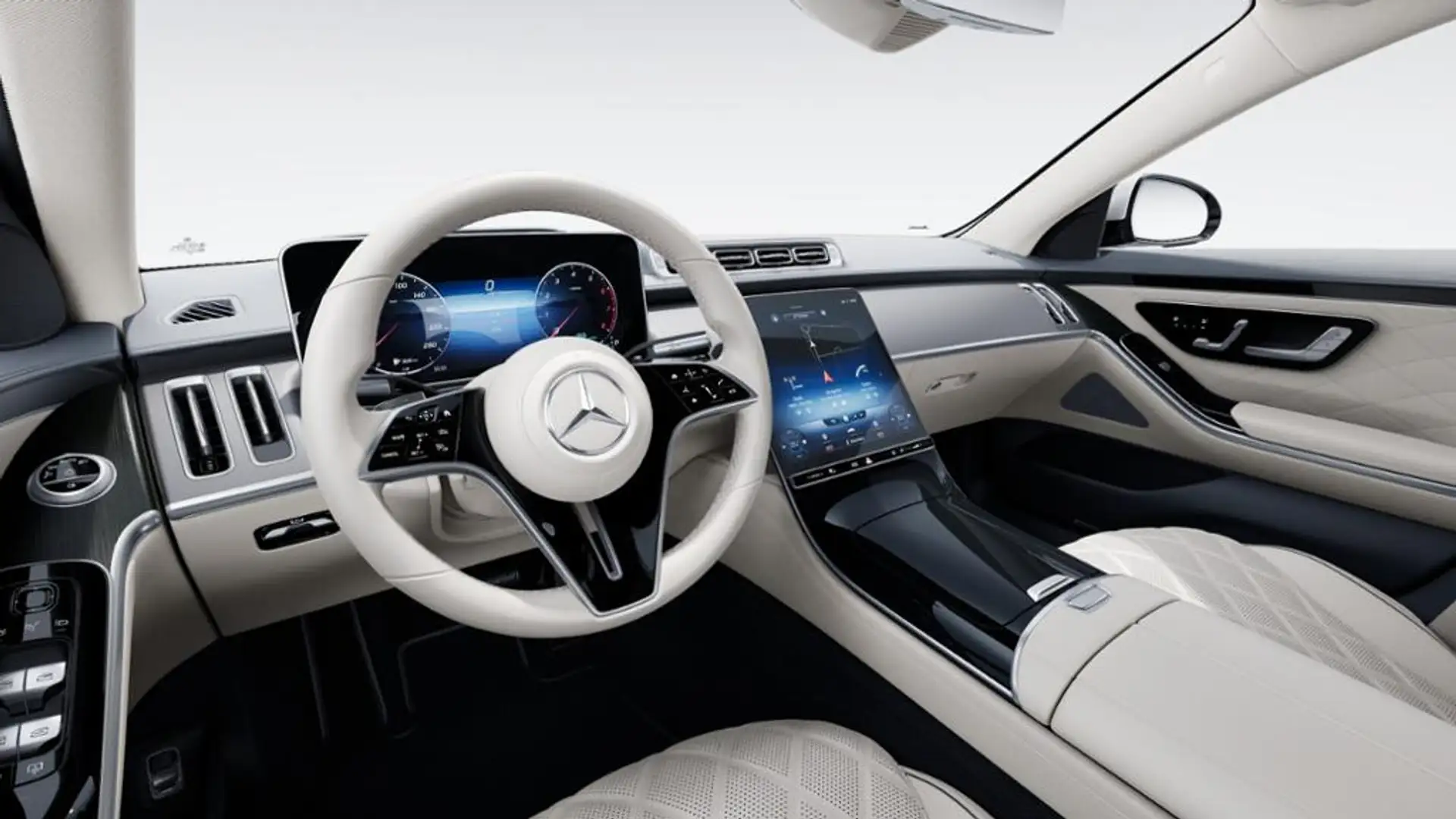 Mercedes-Benz S 500 4M DigitalLight/Fahrass/Pano/Sitzklima/HuD Blanc - 2