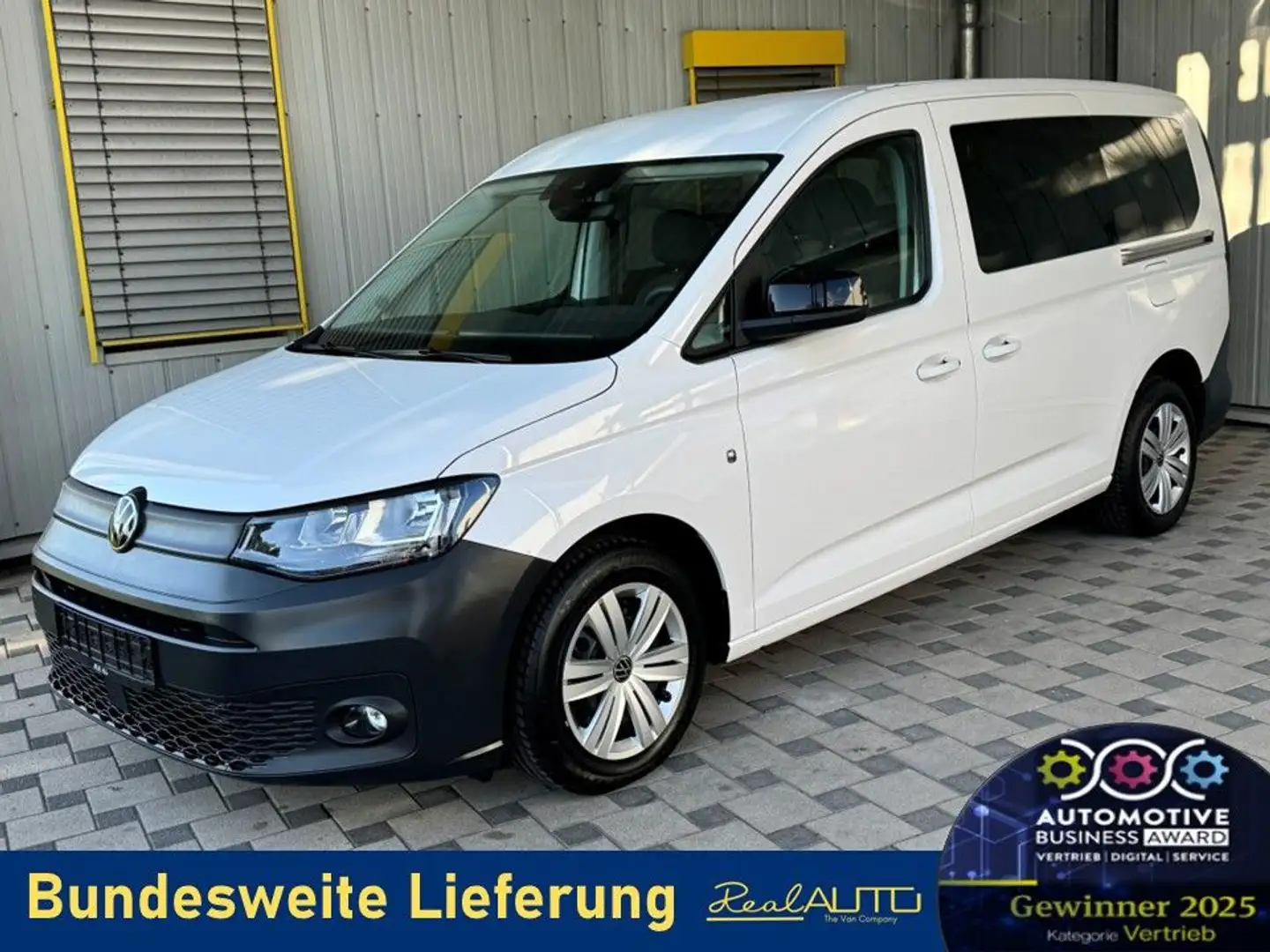 Volkswagen Caddy Maxi Kombi 2.0TDI AHK*2 Schiebetüren*Navi Wit - 1