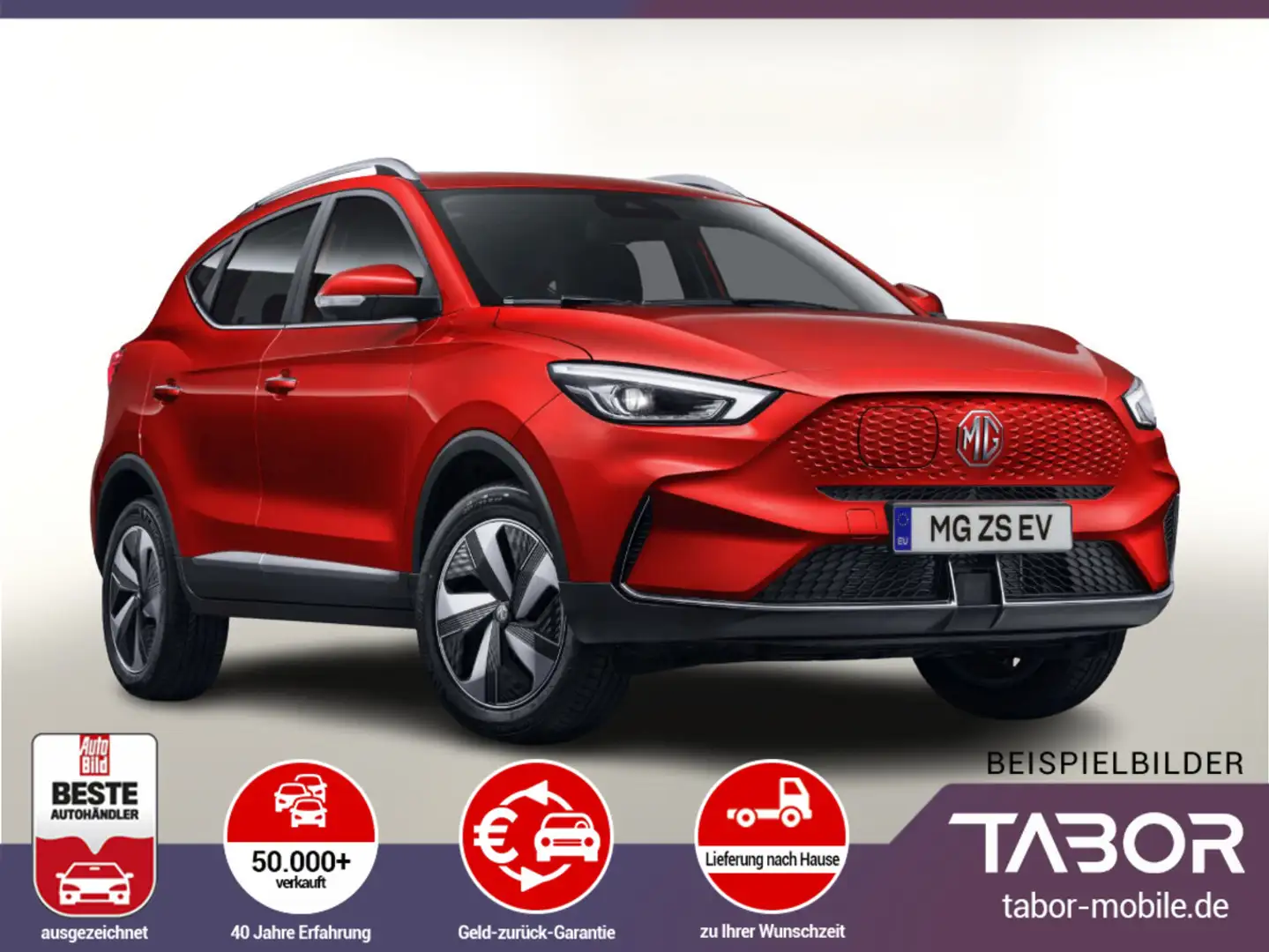 MG ZS EV Luxury Pano LED Nav ACC SHZ PDC PrivG 17Z Rot - 2
