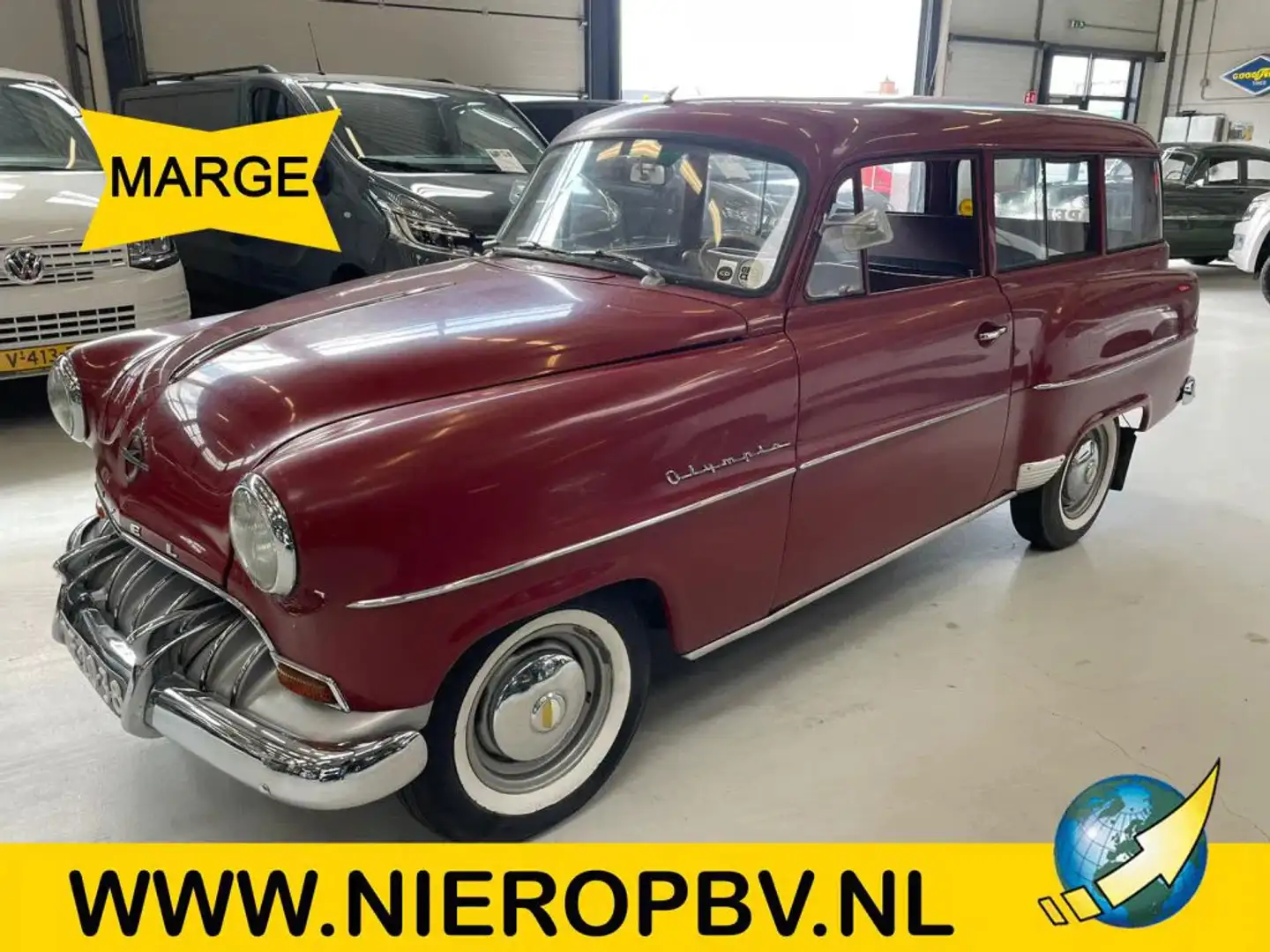 Opel Olympia Caravan Nederlandse Auto Trekhaak Red - 1