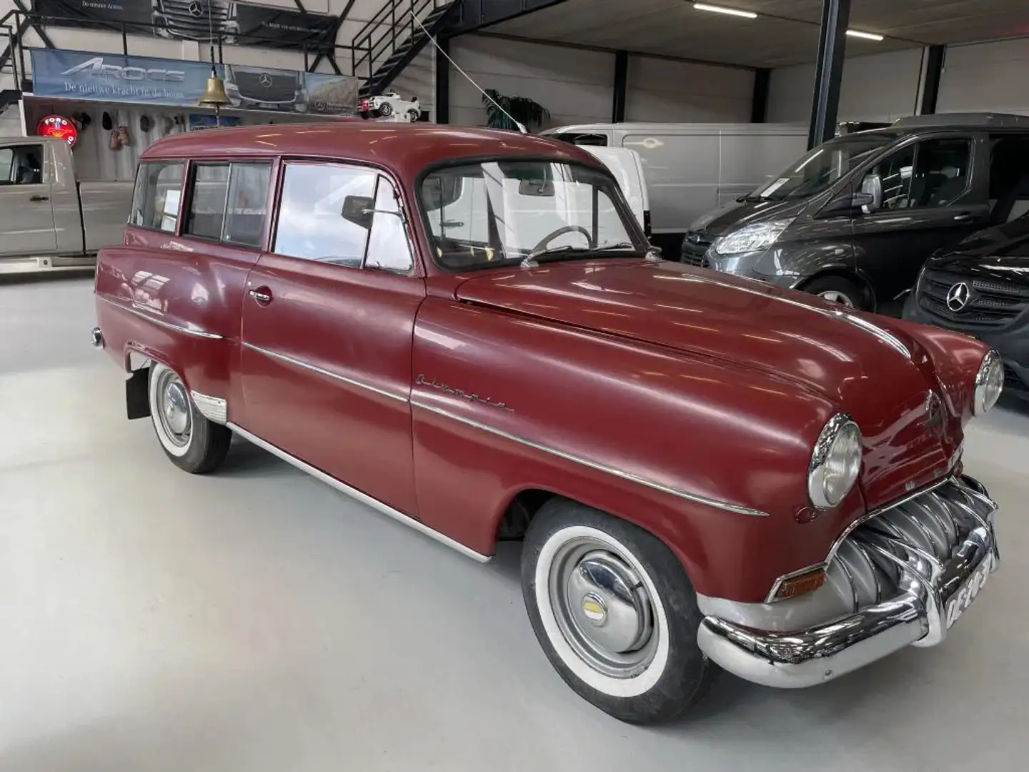 Opel Olympia Caravan Nederlandse Auto Trekhaak Red - 2