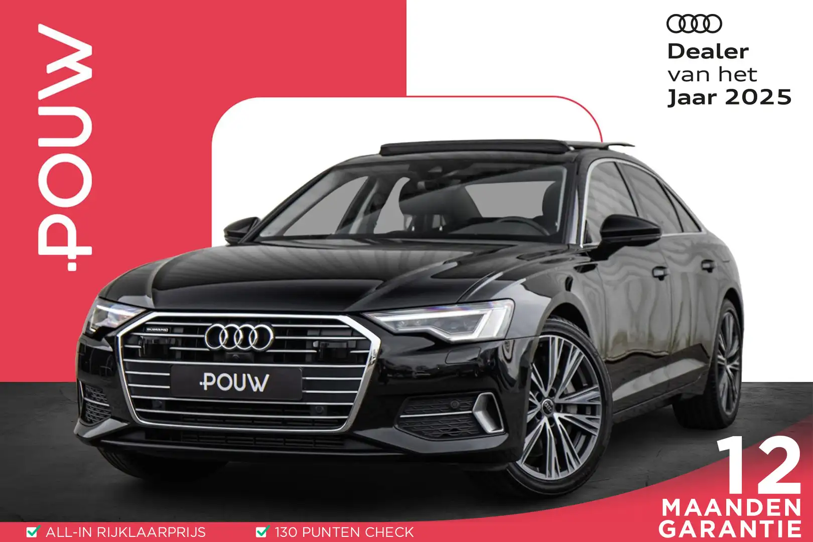 Audi A6 Limousine 50 TFSIe 299pk PHEV quattro S Edition | Zwart - 1
