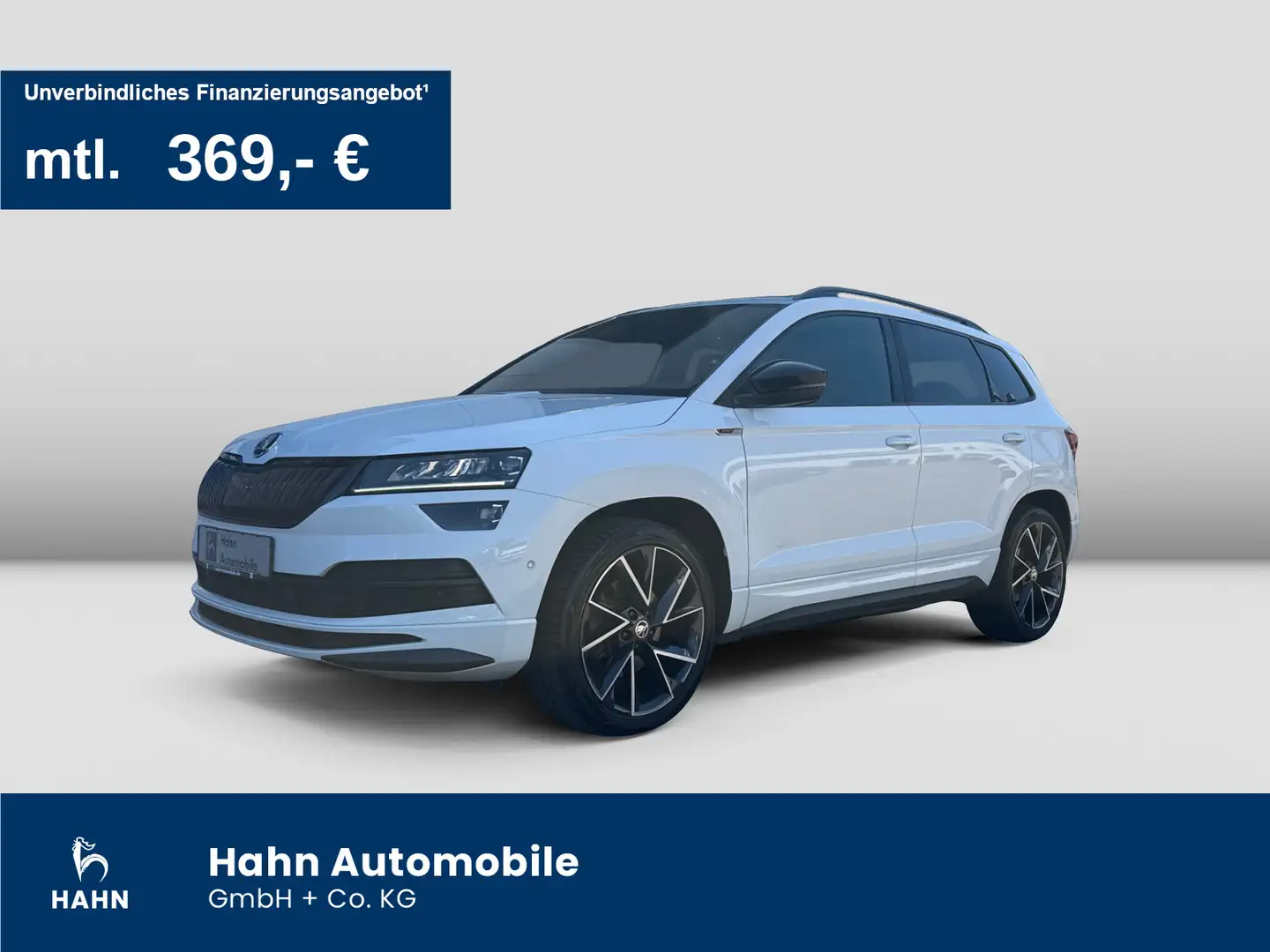 Skoda Karoq 2.0 TDI DSG 4x4 Sportline Navi AHK LED CAM Weiß - 1
