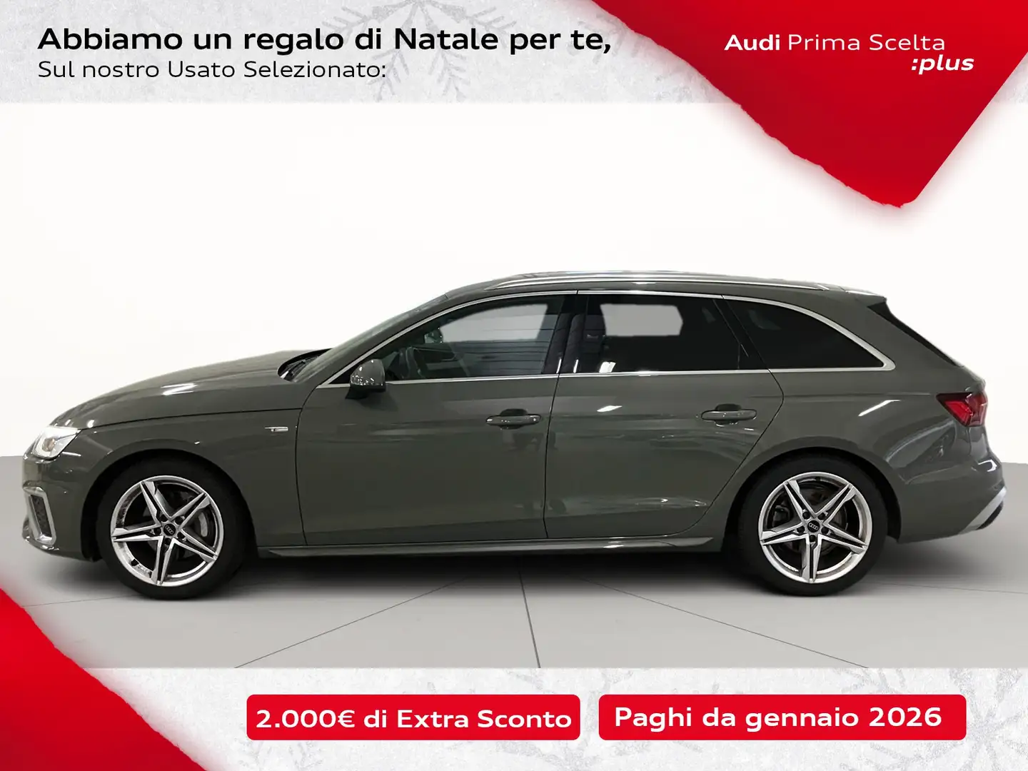 Audi A4 avant 40 2.0 tdi mhev s line edition quattro 204cv Grigio - 2