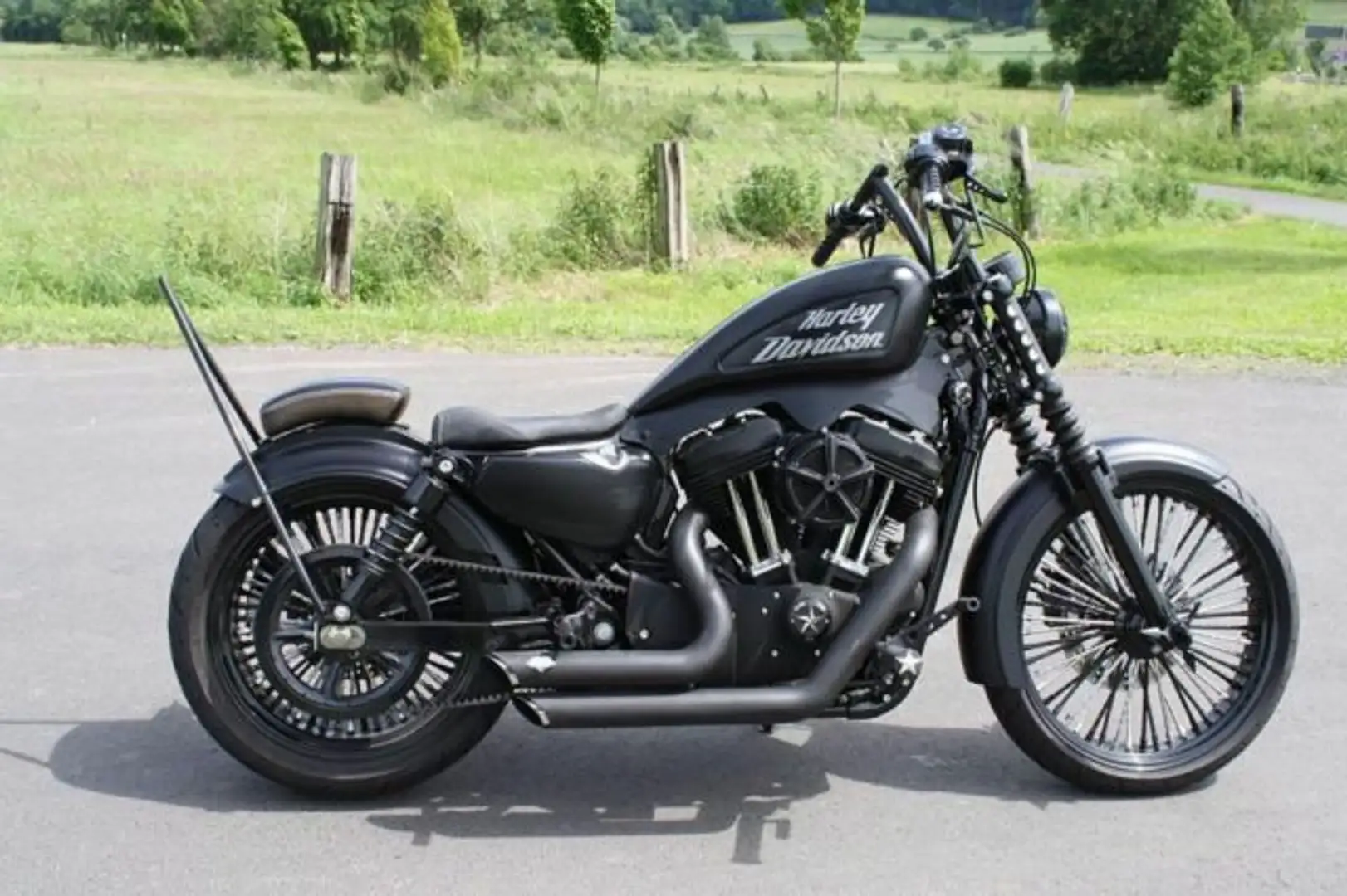 Harley-Davidson Sportster 1200 XL Forty Eight 48 -EYECATCHER- Negro - 1