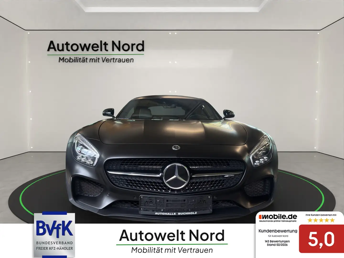 Mercedes-Benz AMG GT 's~Coupe Edition 1~AreoPak~Perf.~Burmeister~ Night Schwarz - 2