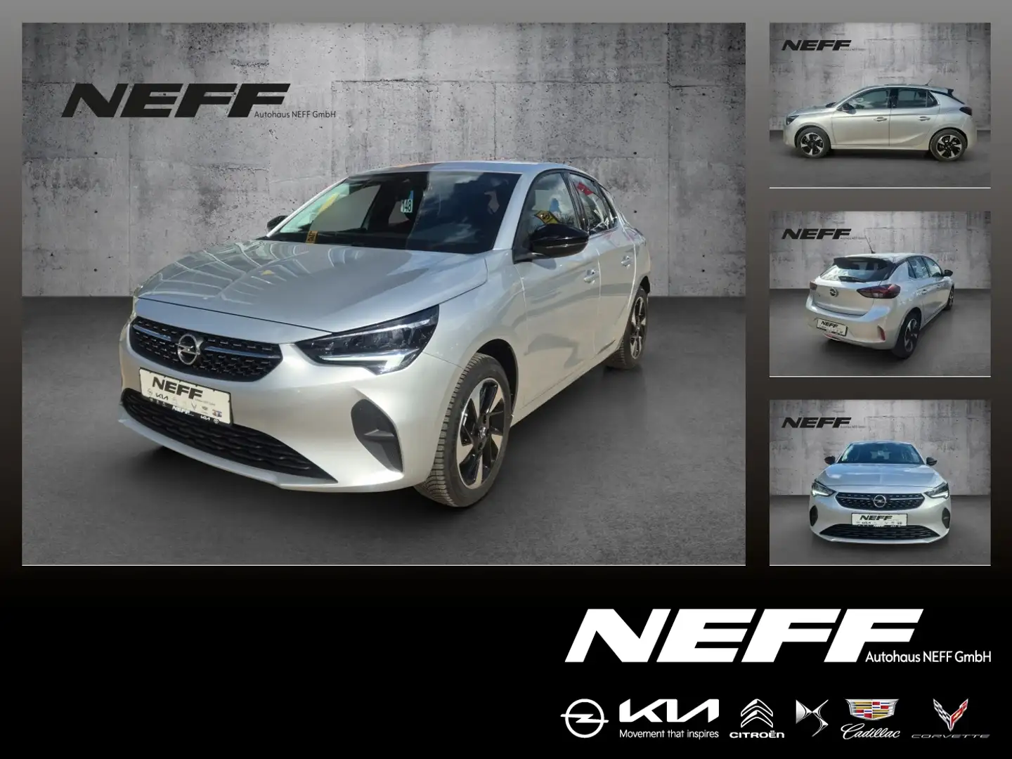 Opel Corsa F  e Edition KlimaA SpurH Silber - 1