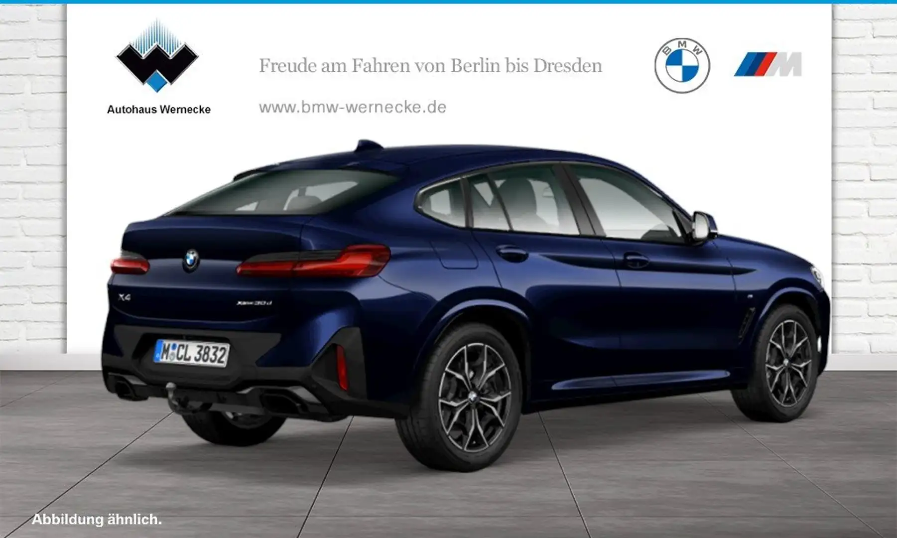 BMW X4 xDrive30d M Sportpaket DAB LED WLAN AHK Shz Blau - 2
