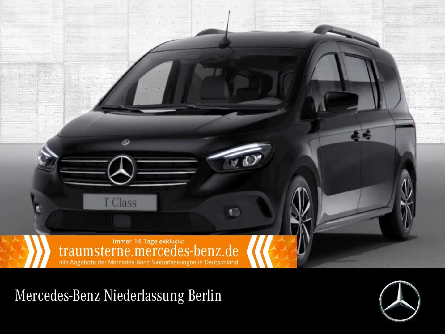 Mercedes-Benz T-Class T 180 EDITION+PROGRESSIVE+Klimaautom+Navi+PTS+DAB Zwart - 1