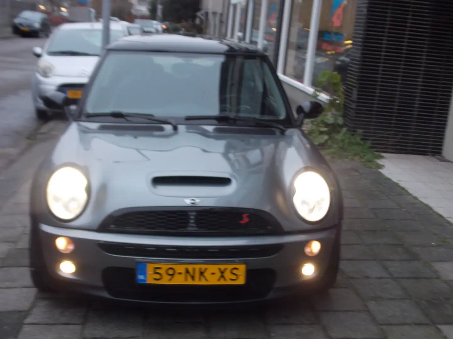 MINI Cooper S Mini 1.6 Chili AIRCO ZWART LEDER NAVI Gris - 2