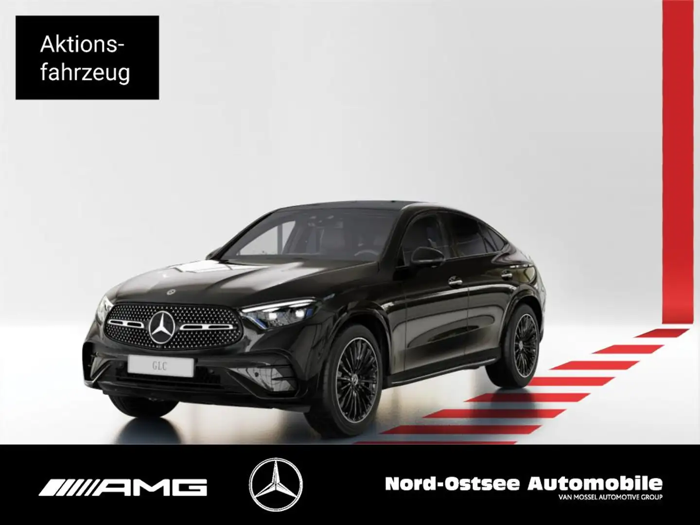 Mercedes-Benz GLC 450 d 4m Coupé AMG NIGHT PANO AHK BURMESTER Noir - 1