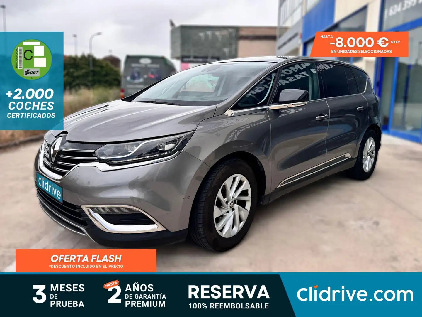 Renault Espace 1.6dCi TT Energy Zen EDC 118kW Gris - 1