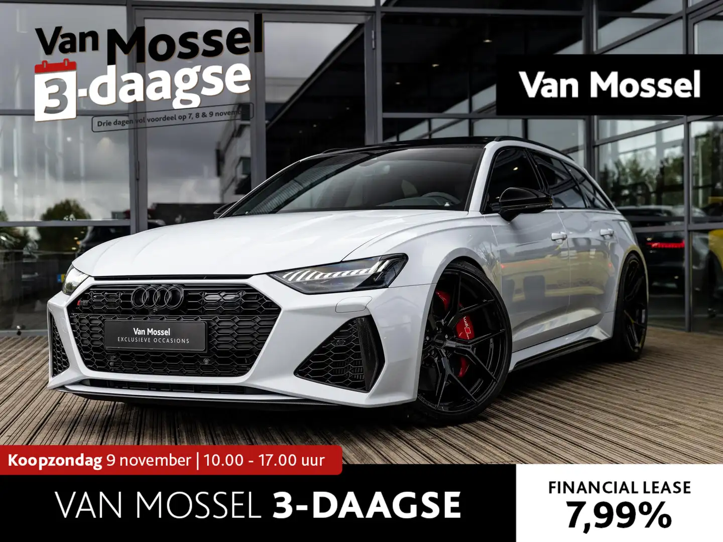 Audi RS6 AVANT 4.0 TFSI QUATTRO | BANG & OLUFSEN ADVANCED | Grijs - 1