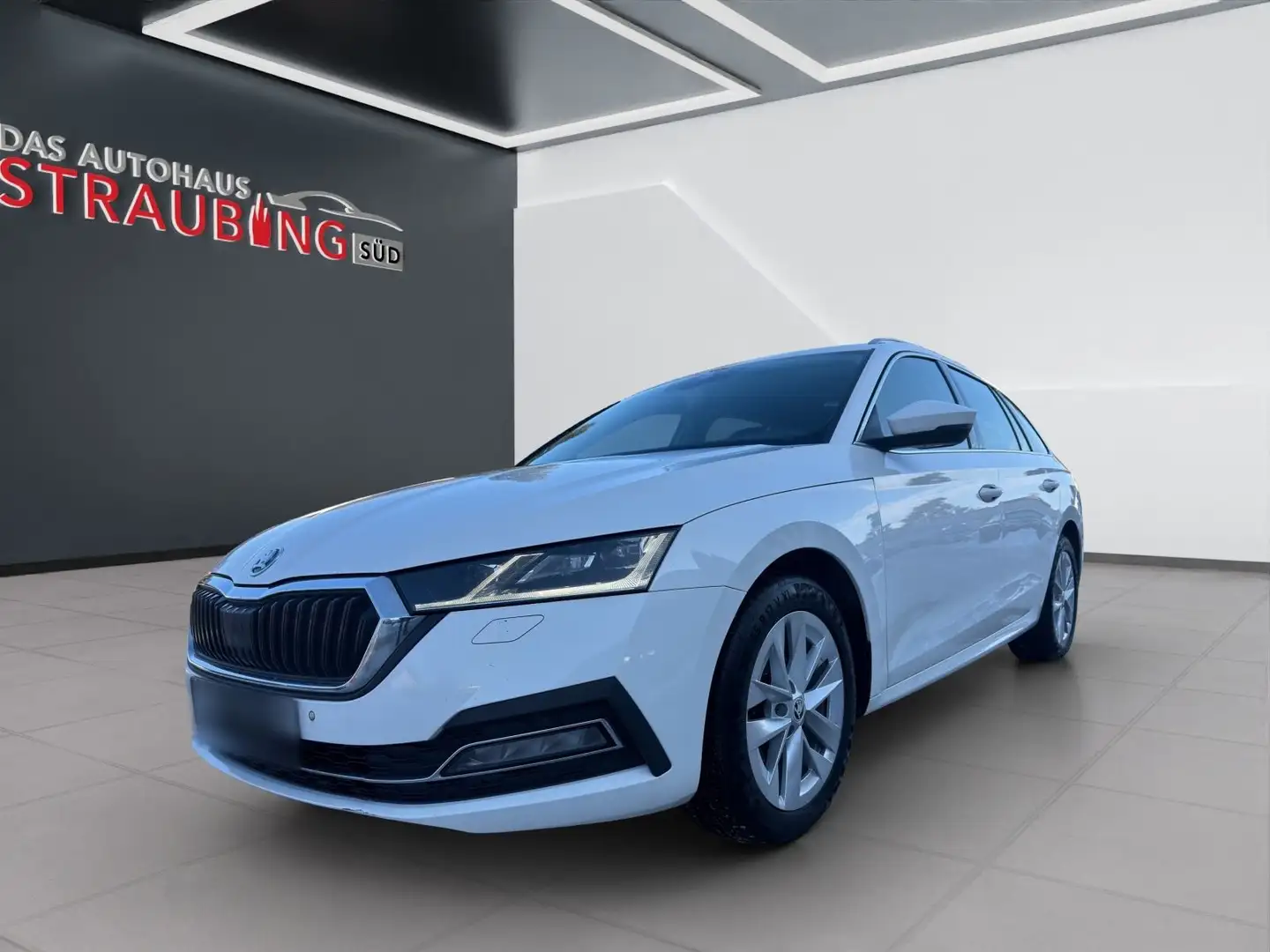 Skoda Octavia Combi 2.0 TDI NEUES MODELL*NAVI*LED*AUTO Weiß - 2