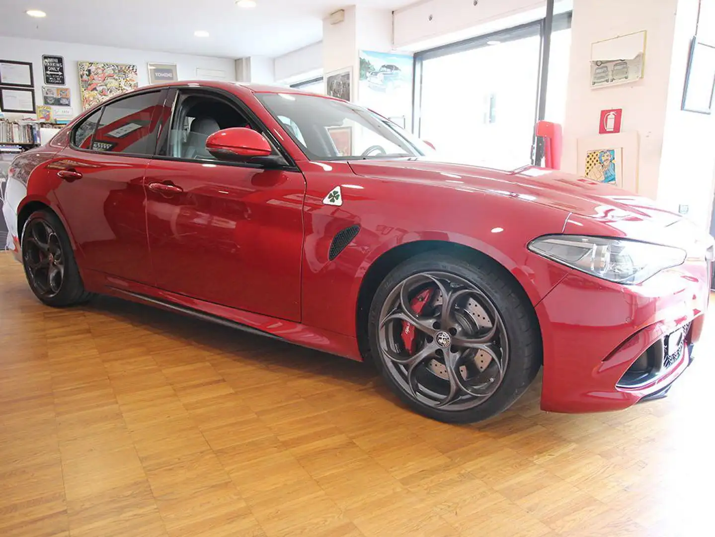 Alfa Romeo Giulia 🍀 510cv MANUALE ROSSO TRISTRATO Rouge - 2