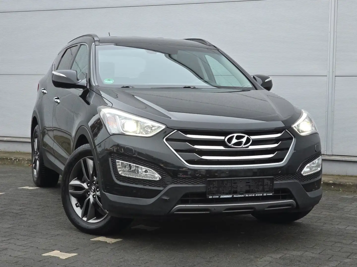 Hyundai SANTA FE Premium 4WD (Kamera/Leder/Navi) Noir - 1