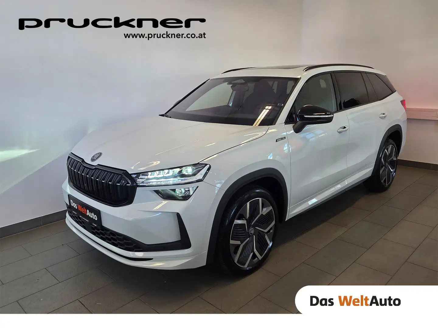 Skoda Kodiaq 4x4 Sportline TDI DSG Weiß - 1