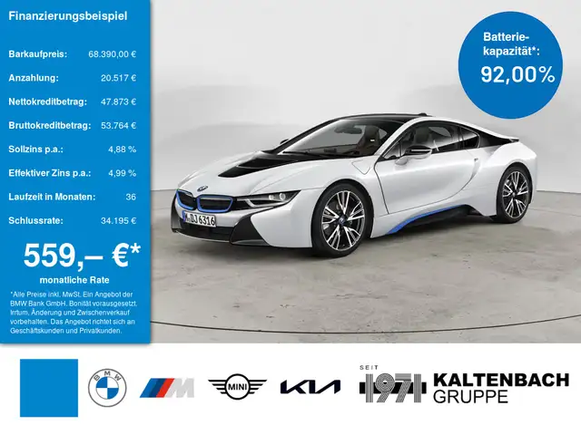 BMW i8 HUD LED H/K KAMERA SHZ PDC KEYLESS KLIMA