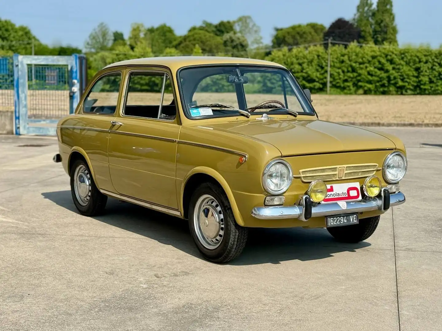 Fiat 850 SPECIAL GIALLO SENAPE *NO RUGGINE* ASI Jaune - 1