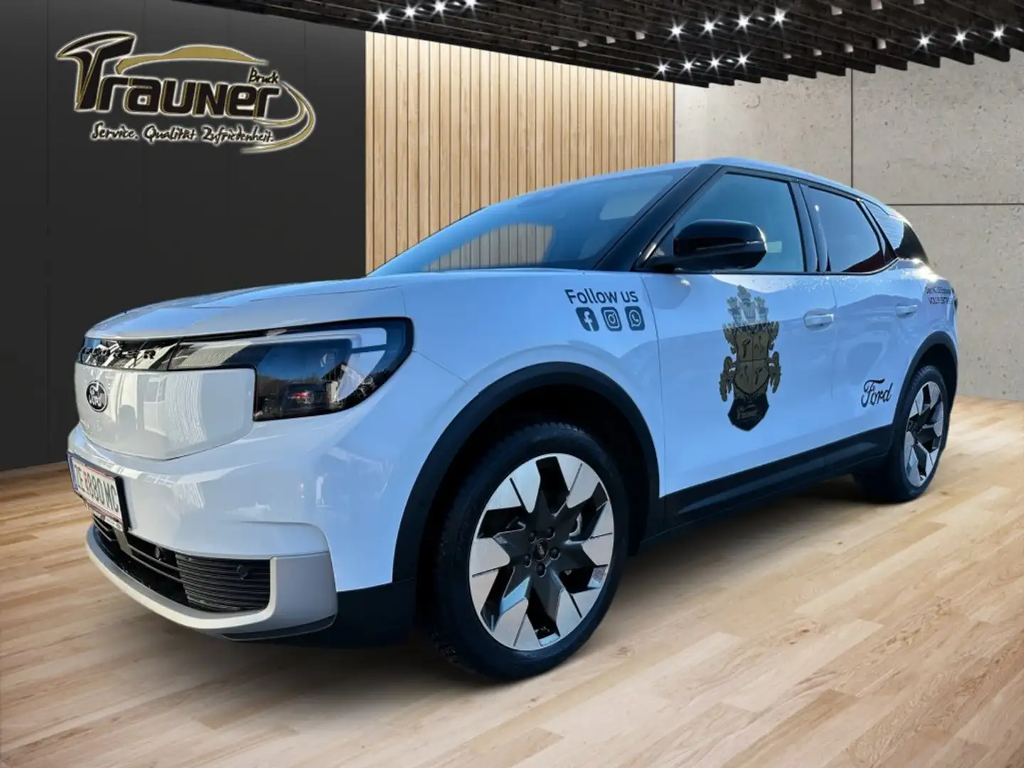 Ford Explorer Premium AWD 79 kWh Weiß - 1