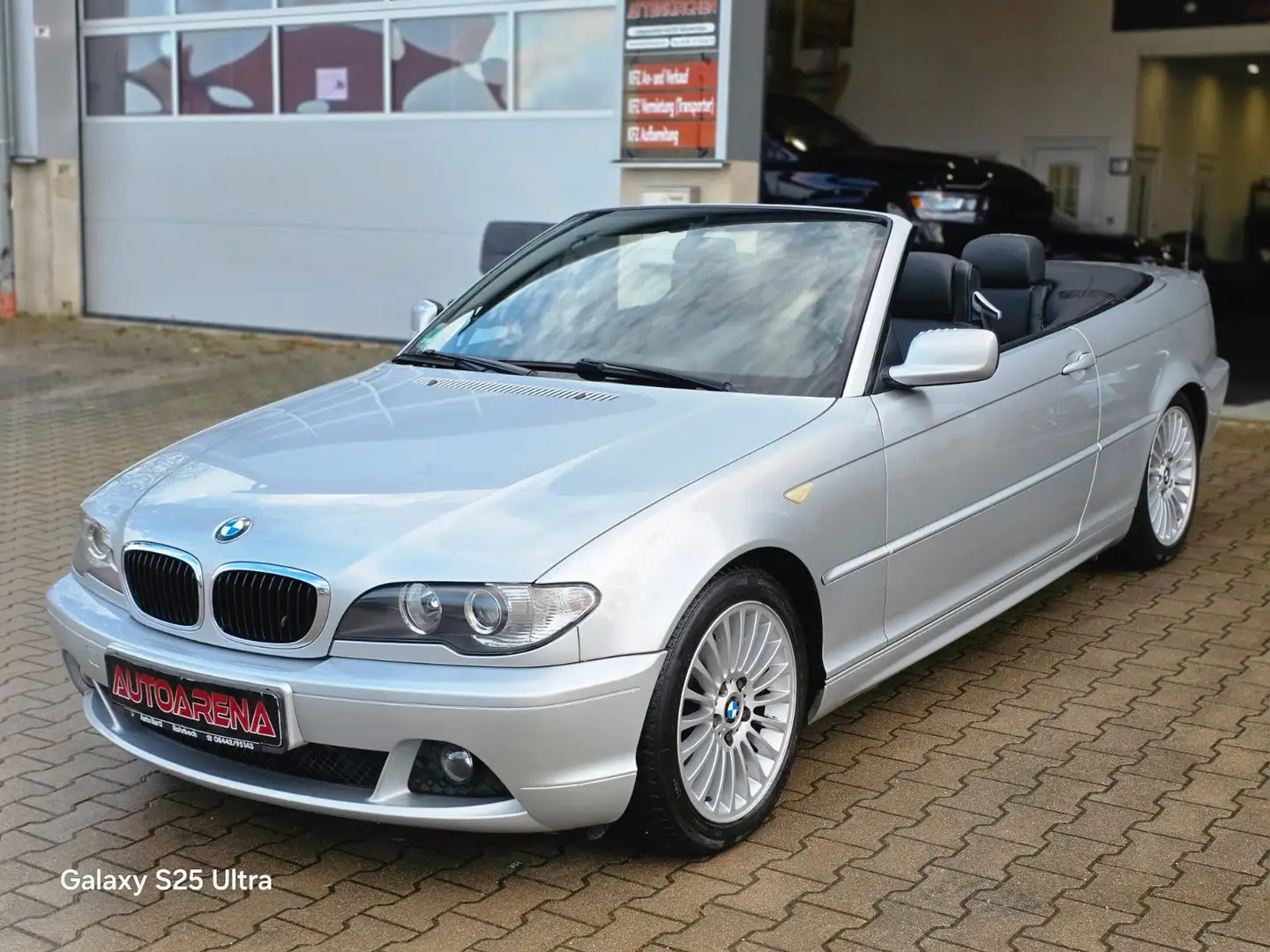 BMW 318 E46 Cabrio|VOLLLEDER|SHZ|KLIMAAUTOMATIK|PDC Argent - 2