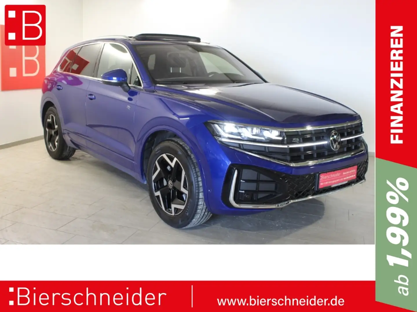 Volkswagen Touareg 3.0 TDI 2x R-Line 19 PANO AHK STAND Blau - 1