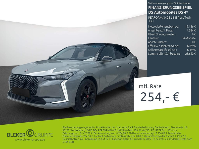 DS Automobiles DS 4 PERFORMANCE LINE PureTech 130