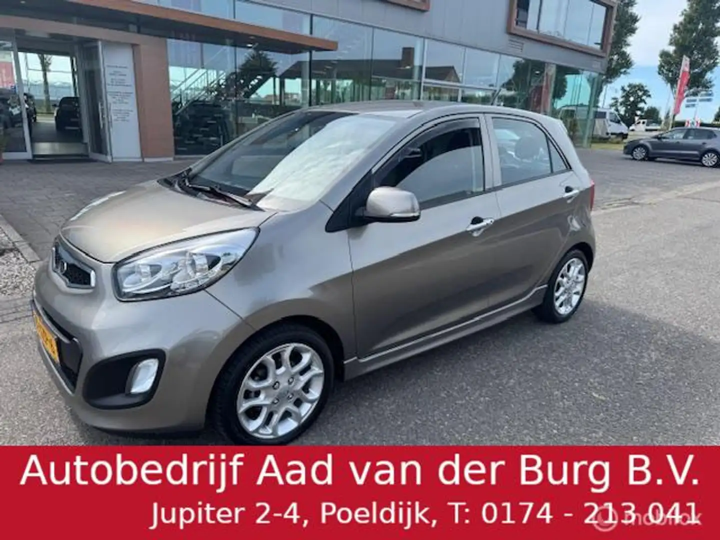 Kia Picanto 1.2 85pk Automaat SuperPack Luxe uitvoering , Clim Grijs - 1