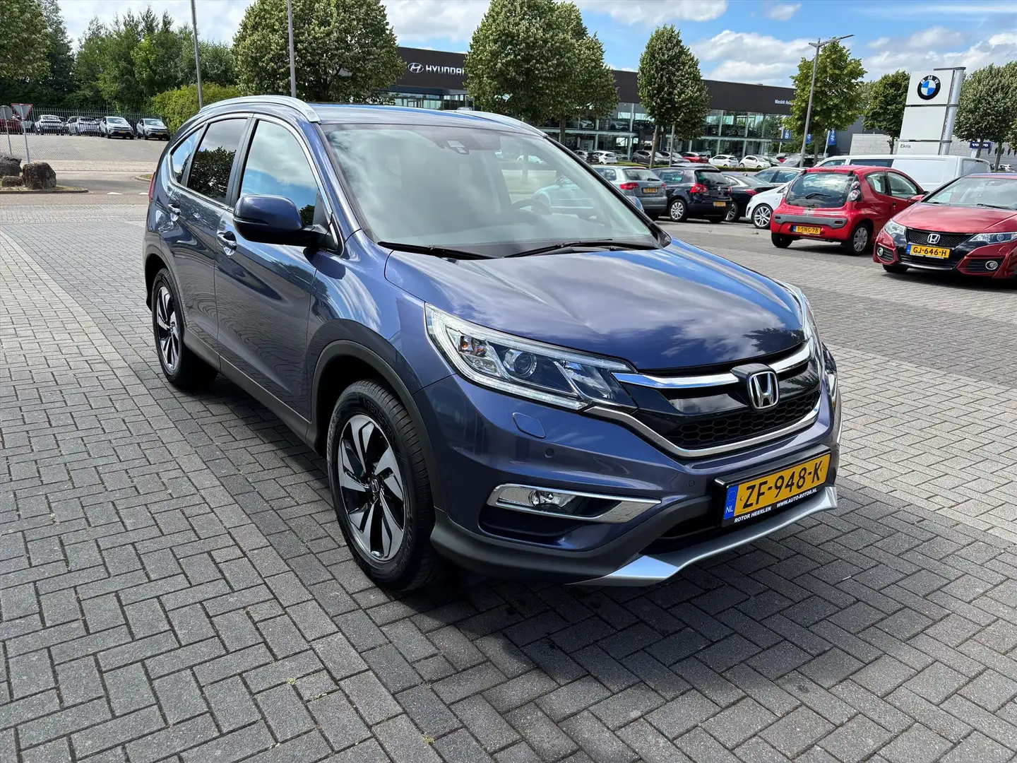 Honda CR-V 2.0 4WD Lifestyle | P.cam | Navi | Pdc | Trekgewic Blauw - 2
