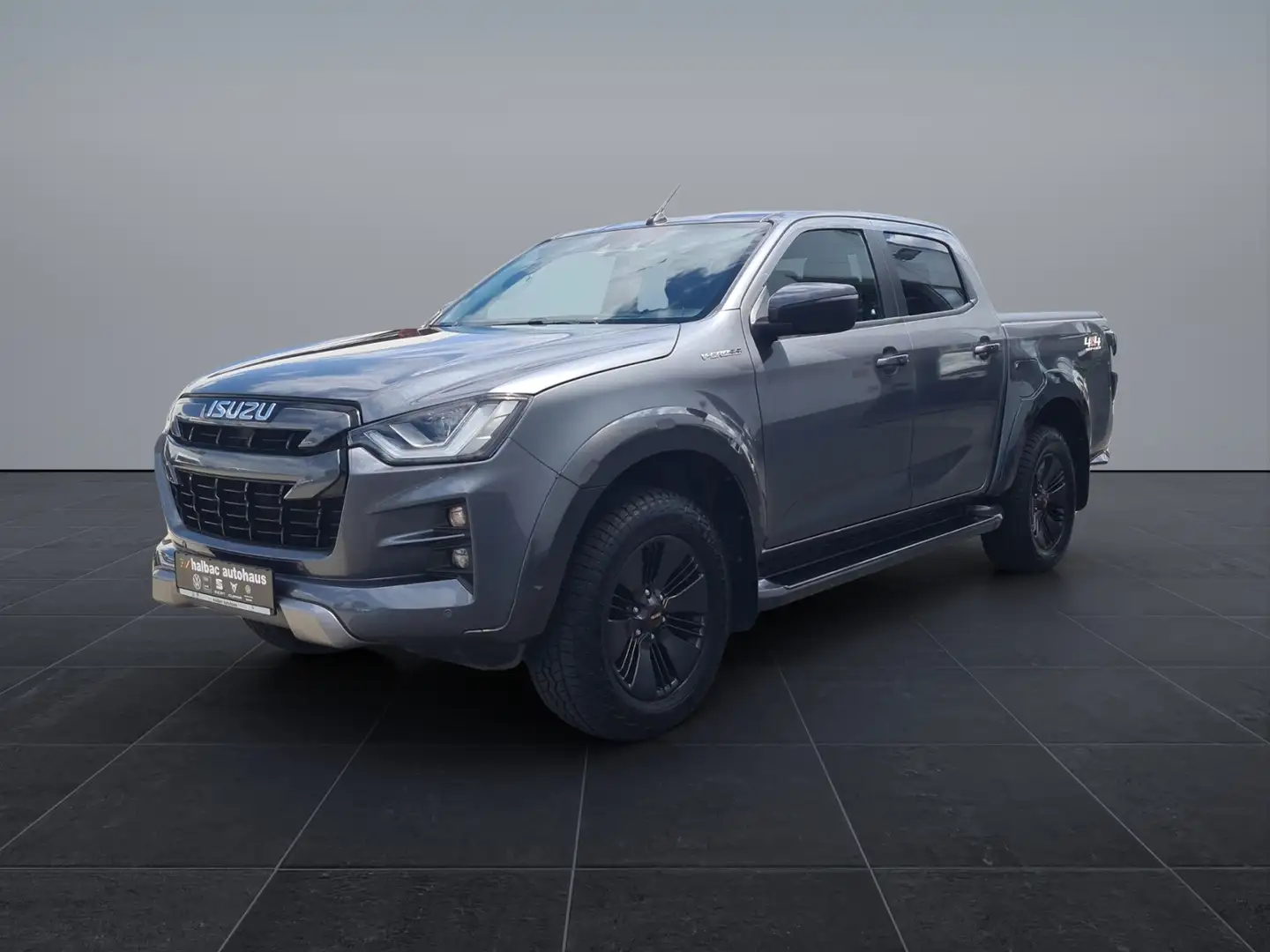 Isuzu D-Max DC 1.9 TDI 4WD V-CROSS+AHK+NAVI+LED+SHZ+PDC+KAMER Grau - 2