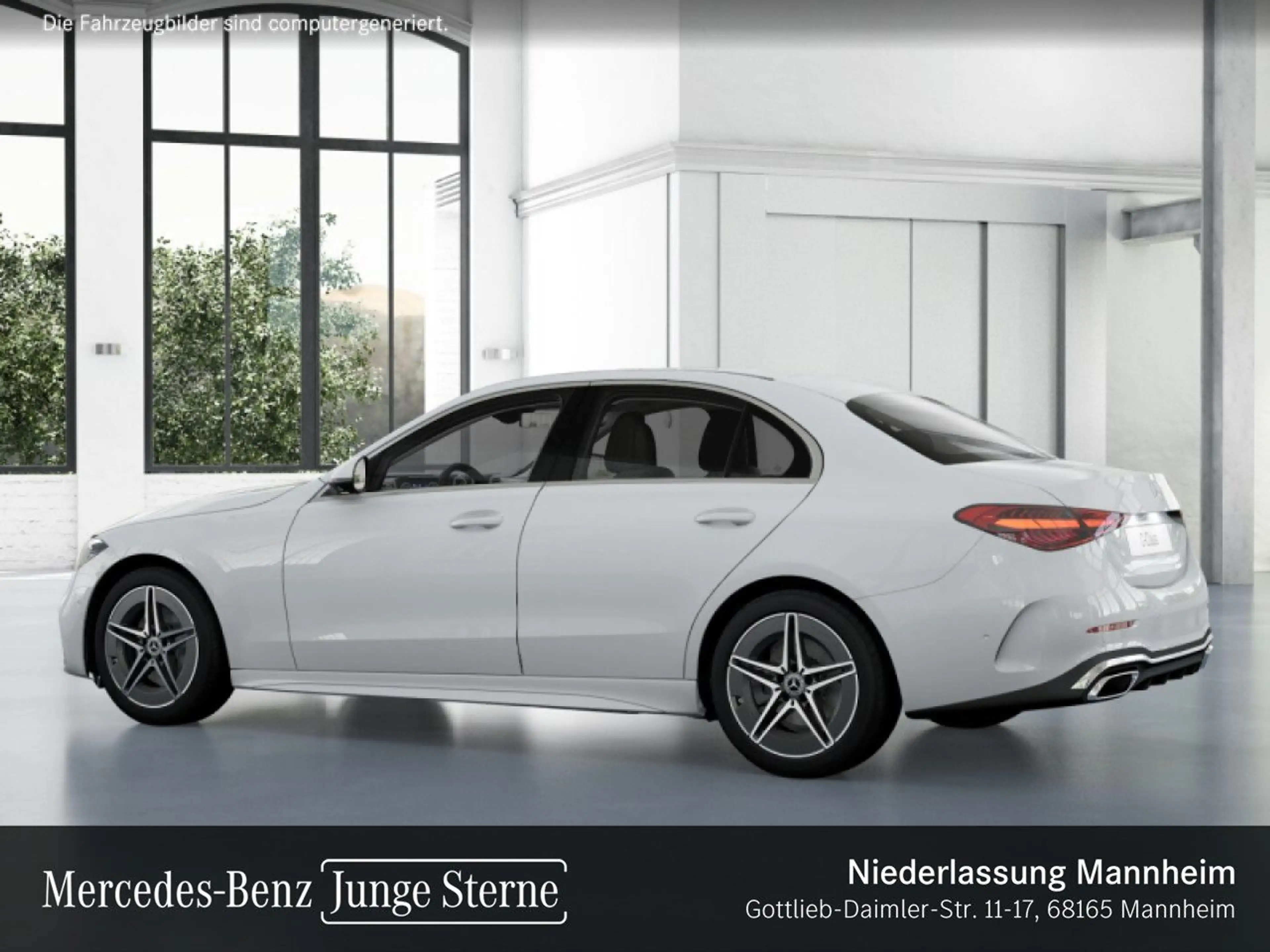 Mercedes-Benz C 200 d AMG+360+LED+TOTW+KEYLESS+9G — photo 14
