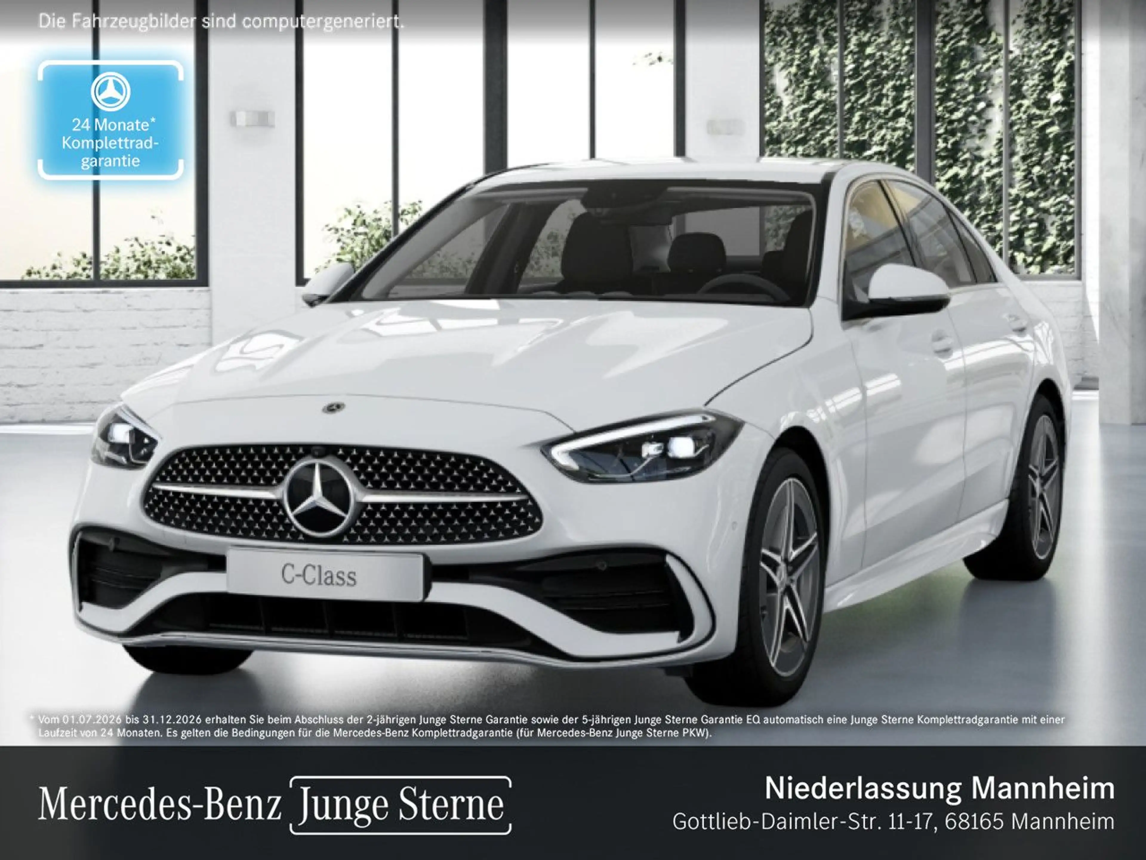 Mercedes-Benz C 200 d AMG+360+LED+TOTW+KEYLESS+9G