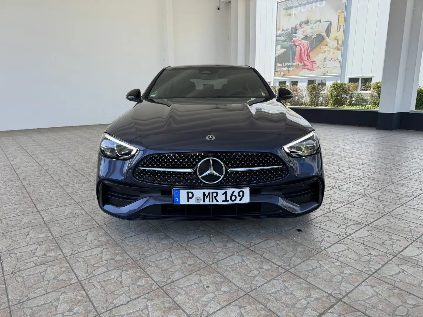 Mercedes-Benz C 180 C 180 AMG Line/Navi/Pano.-Dach/Distronic/Styling Blau - 2