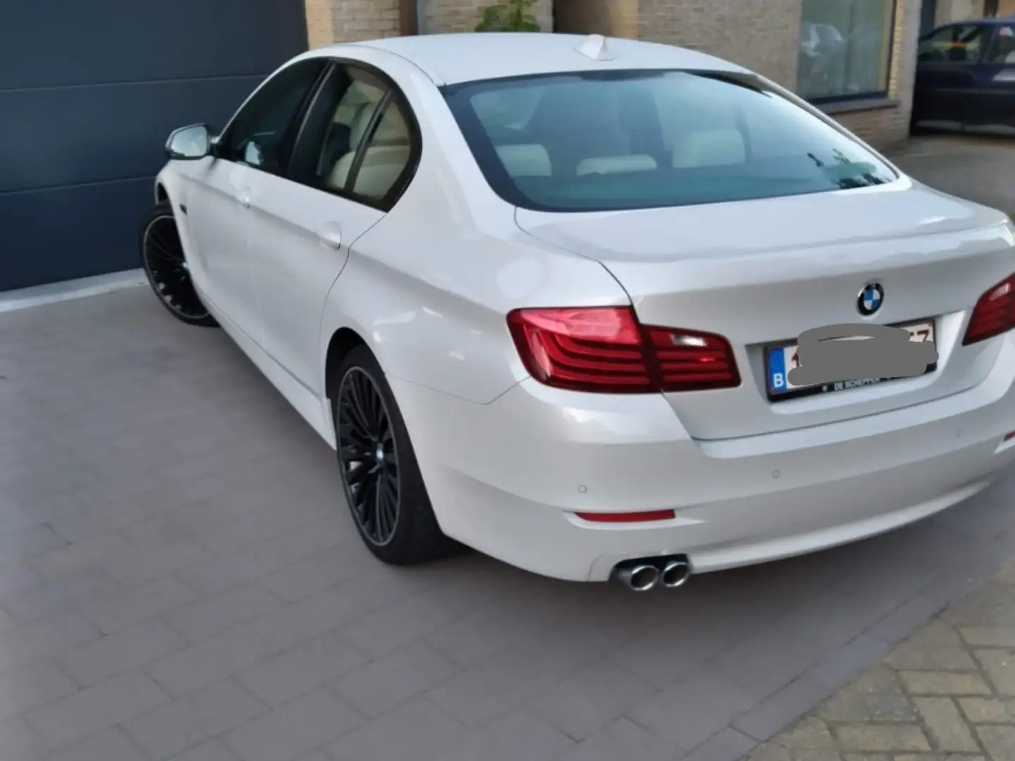 BMW 518 518d Blanc - 2