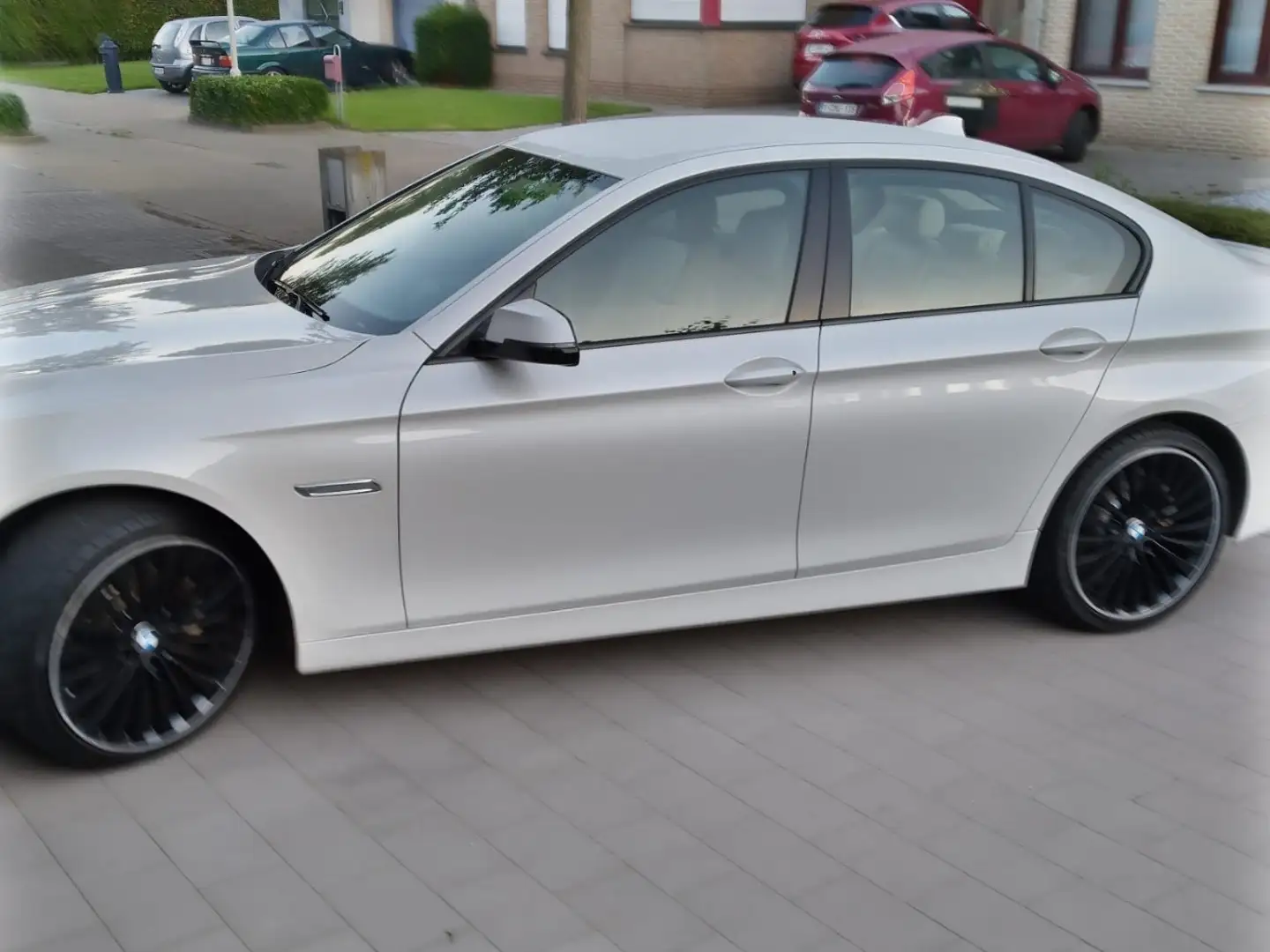BMW 518 518d Blanc - 1