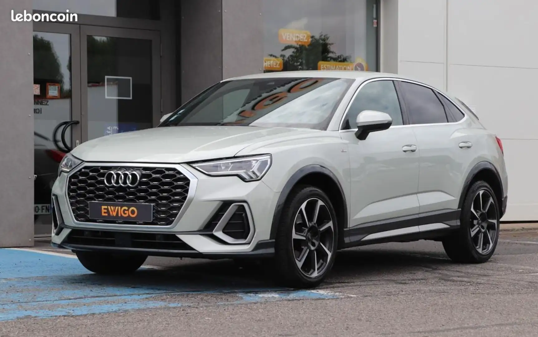 Audi Q3 2.0 35 TDI 150ch S-LINE BVA VIRTUAL COCKPIT CARPLA Gris - 1
