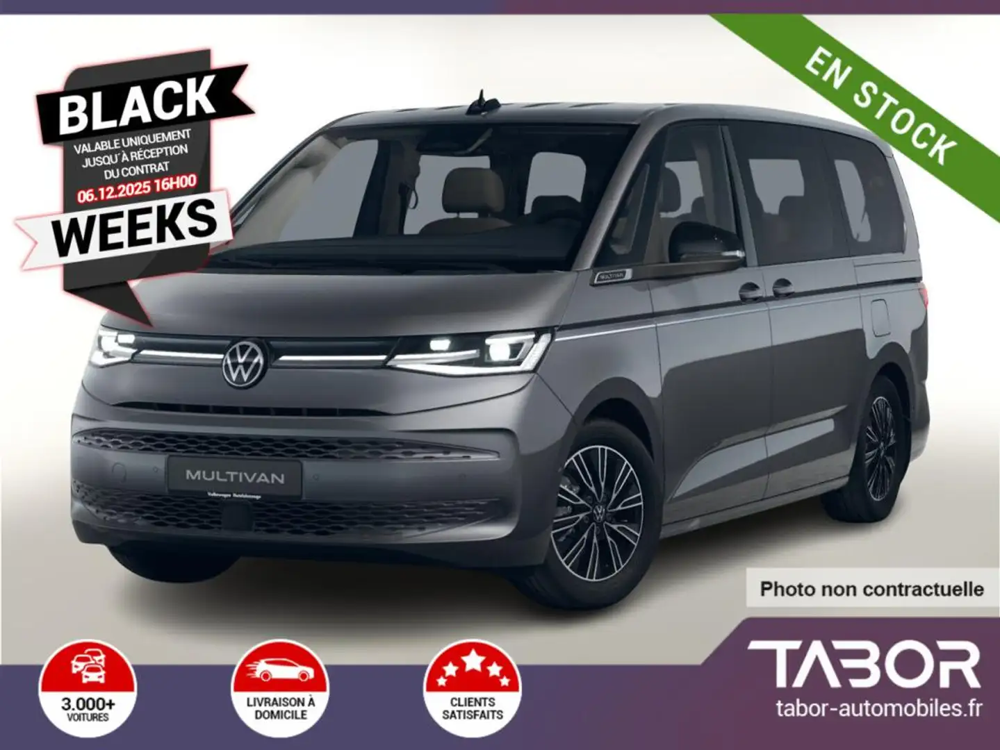 Volkswagen T7 Multivan 2.0 TDI 150 DSG L2 Style Gris - 1