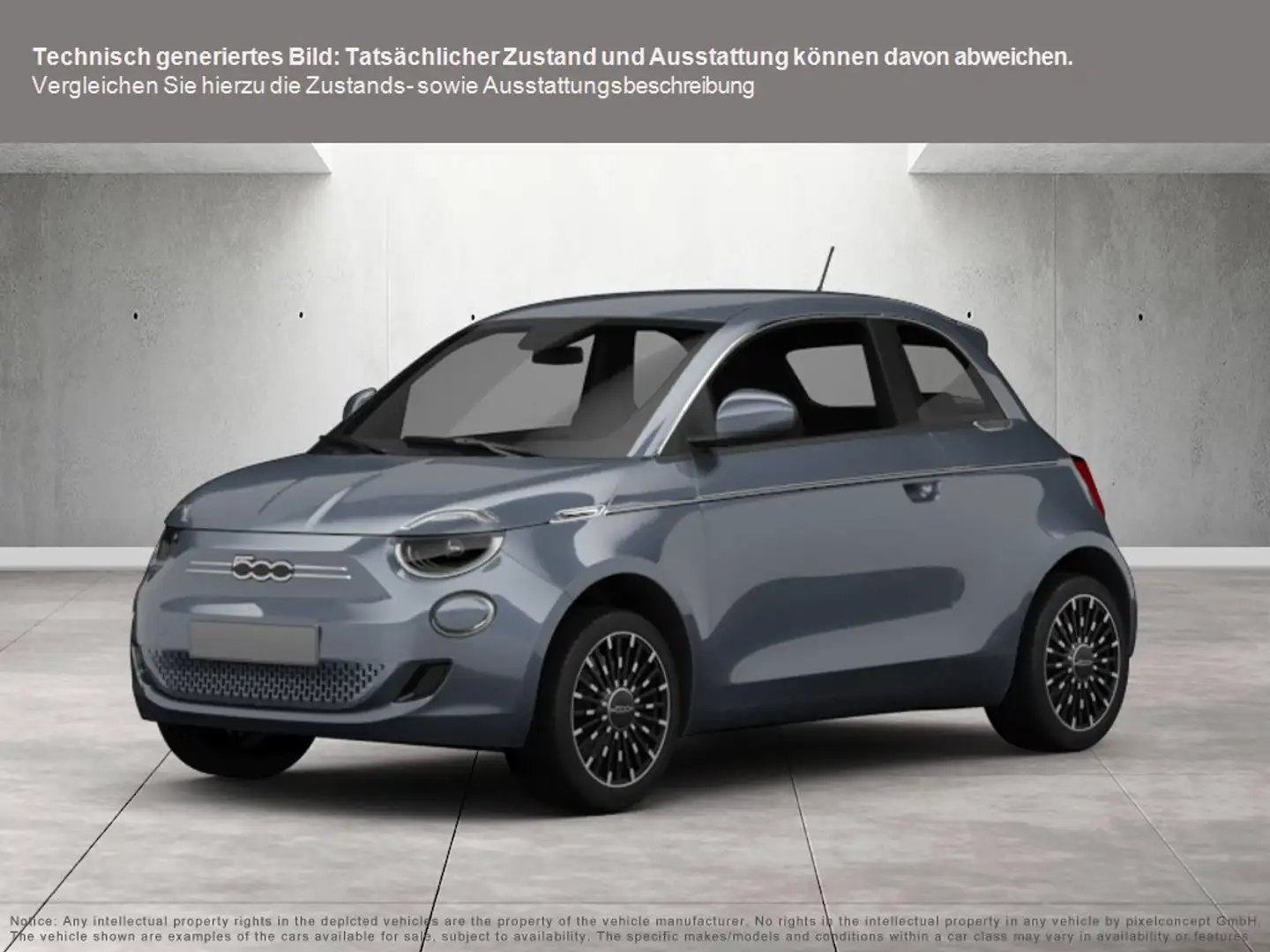 Fiat 500C LOUNGE HYDRID+TEMPOMAT+ALU 14''+KLIMA+APPLE CARPLA Szürke - 1