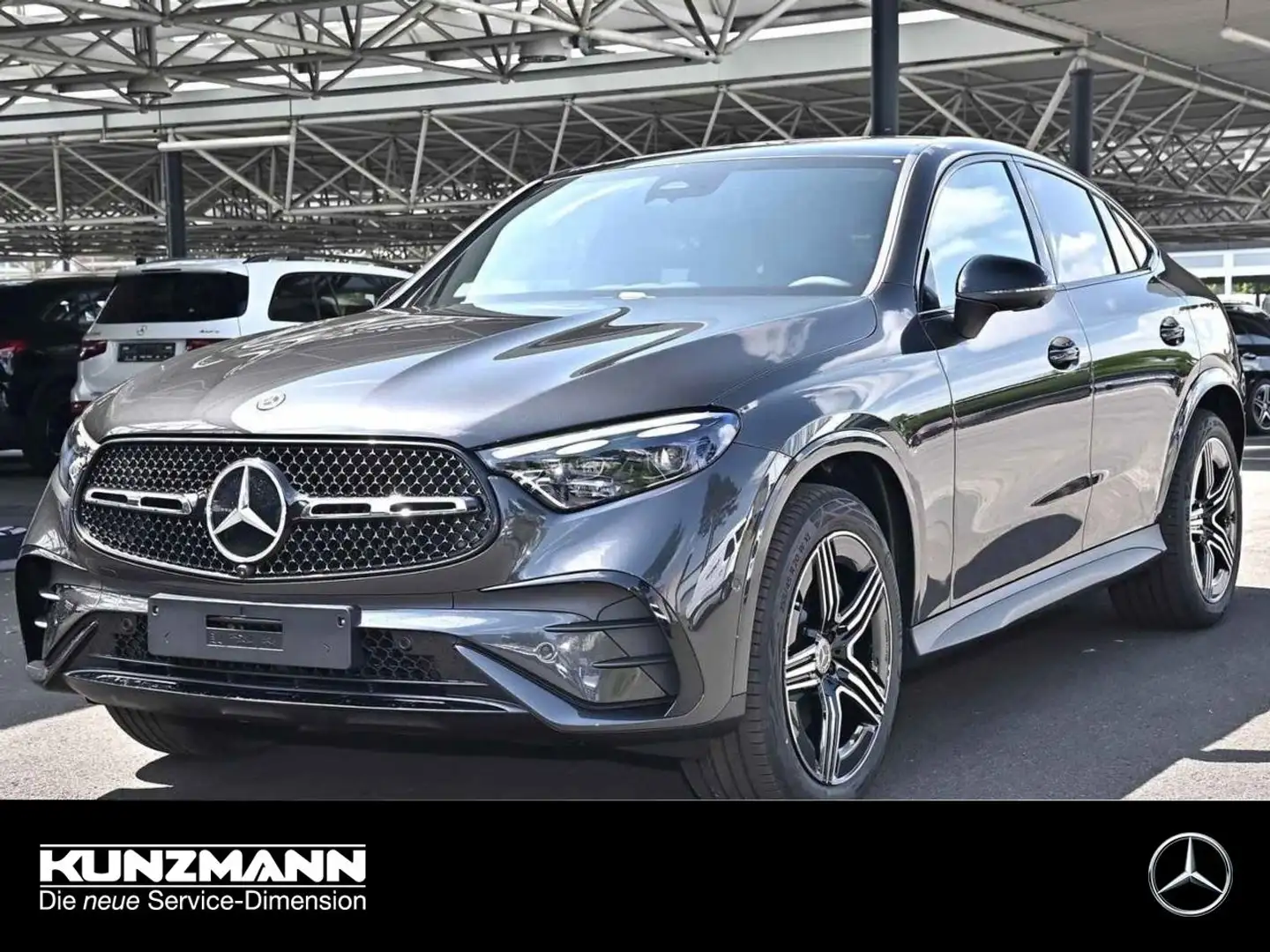 Mercedes-Benz GLC 220 d 4MATIC Coupé AMG Night Panorama Memory Grau - 1