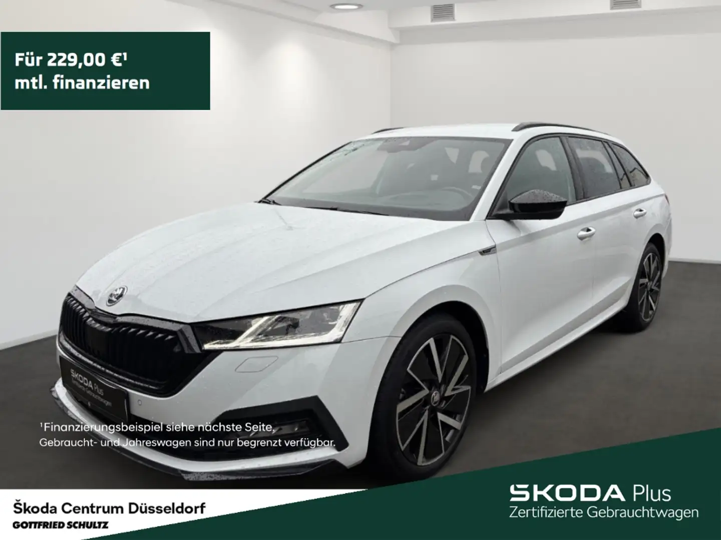 Skoda Octavia Combi Sportline TDI DSG Standheizung Infotainment- Blanco - 1