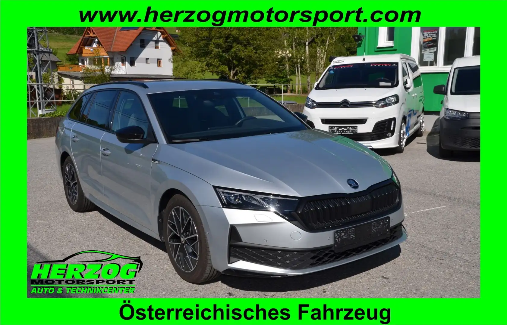 Skoda Octavia Octavia Kombi 2,0 TDI Sportline DSG MATRIX VIRTUAL Silber - 1