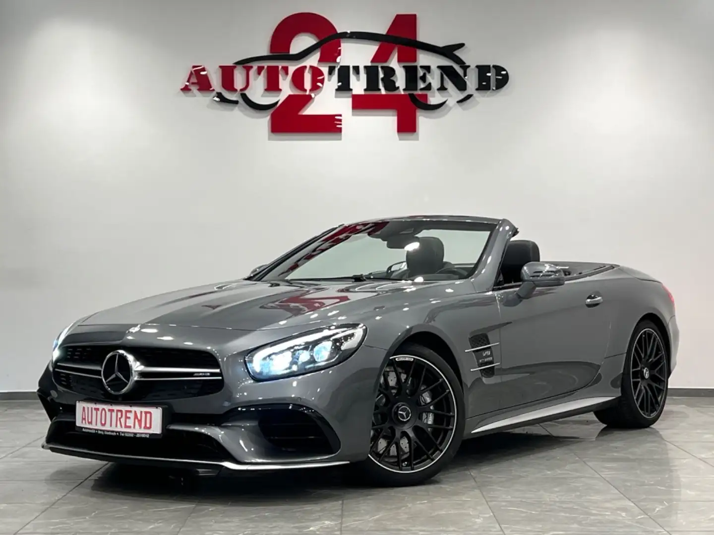 Mercedes-Benz SL 63 AMG 52TKM 2.HAND PANO+KAMERA+HARMAN+LED Šedá - 1