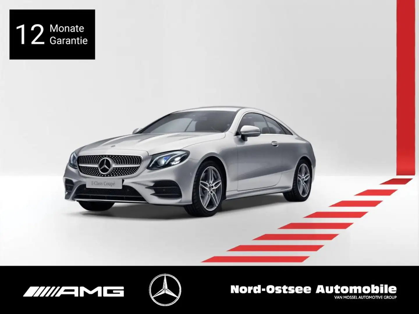 Mercedes-Benz E 300 Coupé AMG COMAND KAMERA MULTIBEAM KEYLESS Argento - 1